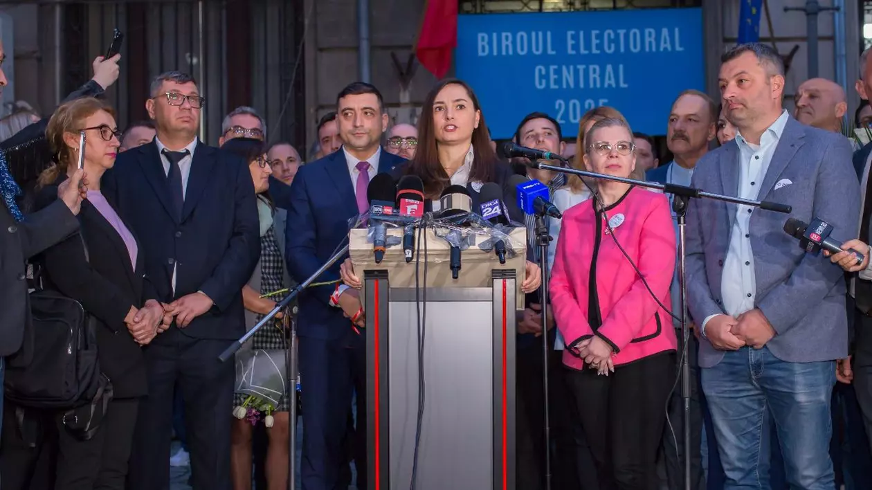 Anamaria Gavrilă și-a depus candidatura la prezidențiale la BEC, alături de George Simion