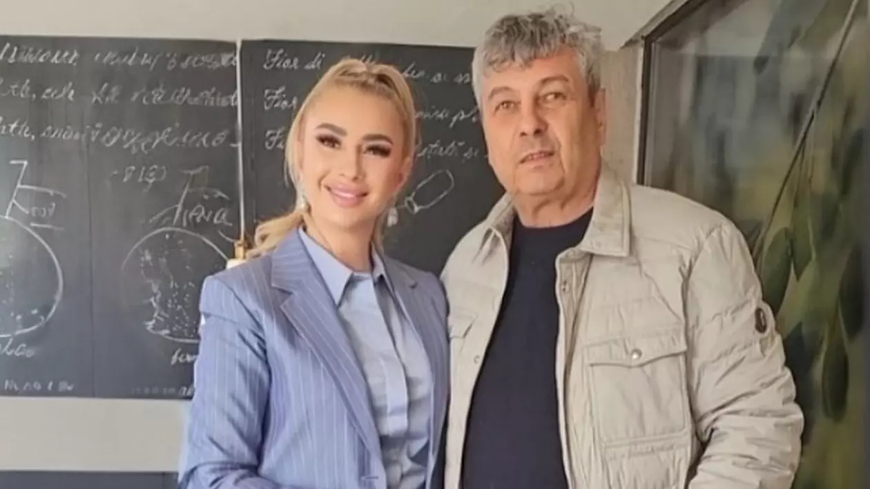 Anamaria Prodan și Mircea Lucescu