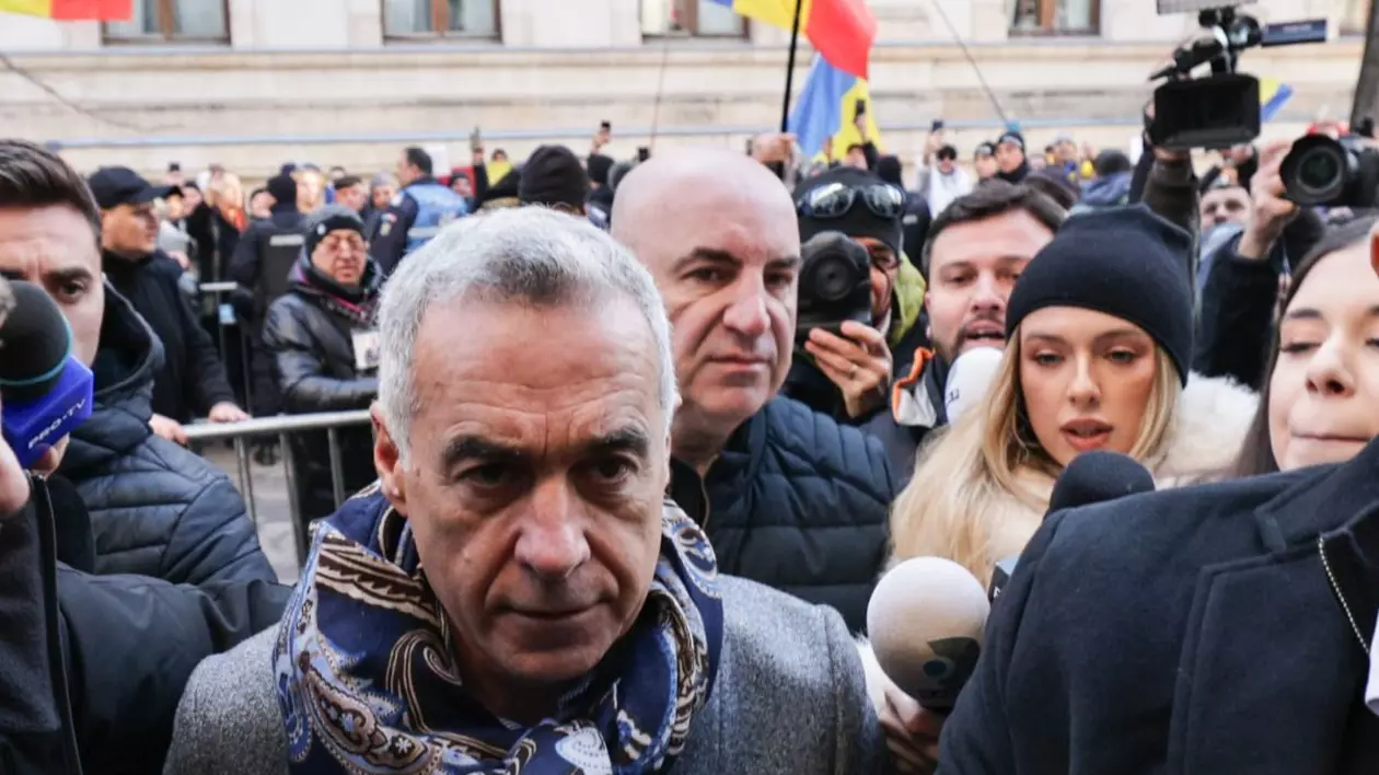 Călin Georgescu a recunoscut că a mințit când a spus că nu-l cunoaște pe Horațiu Potra. Foto: Libertatea/Vlad Chirea