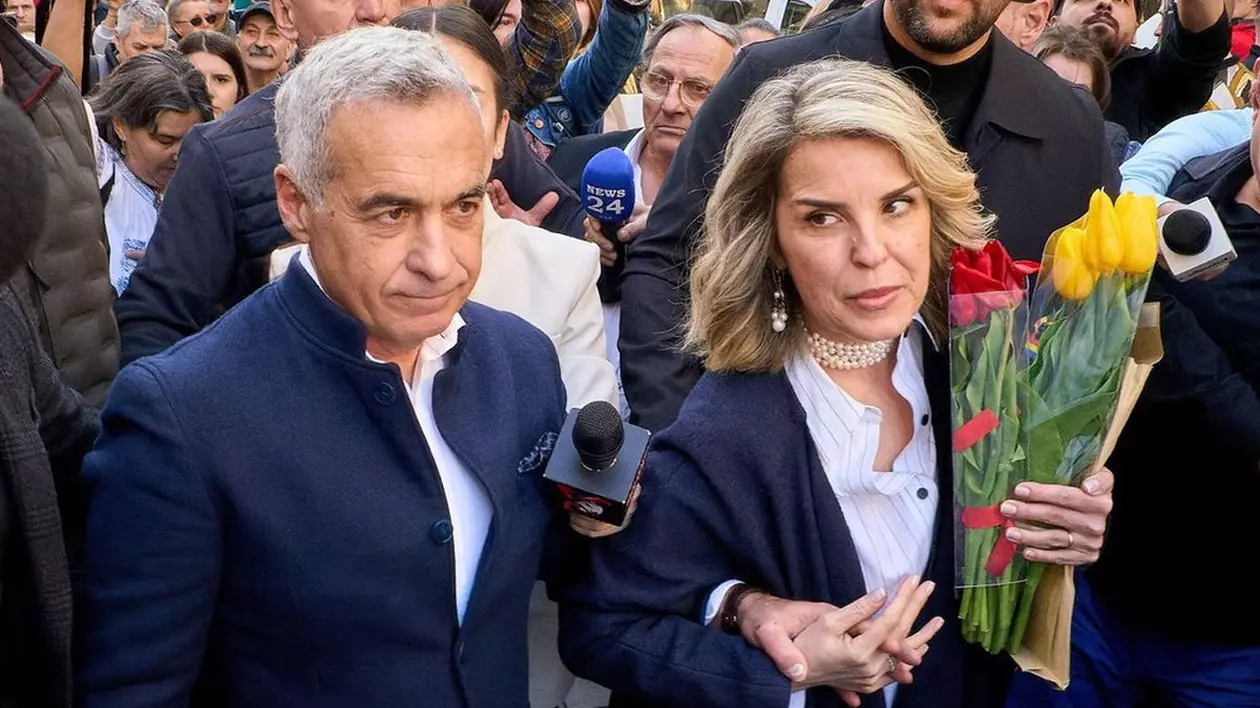 Călin Georgescu și soția lui, Cristela Georgescu