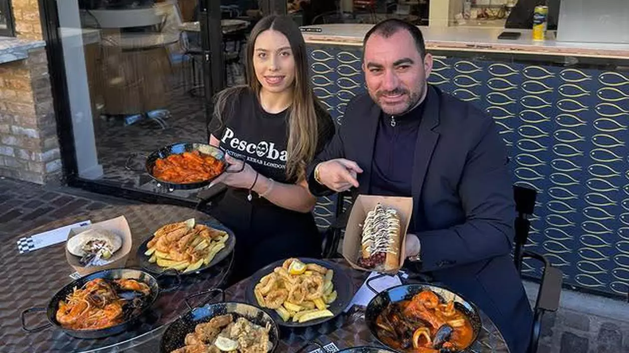Pescobar (Paul Nicolau) la restaurantul lui din Londra