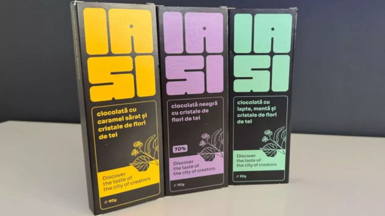 ambalaj ciocolata iasi, sortimentele ciocolata neagră, cu mentă și cu caramel sărat