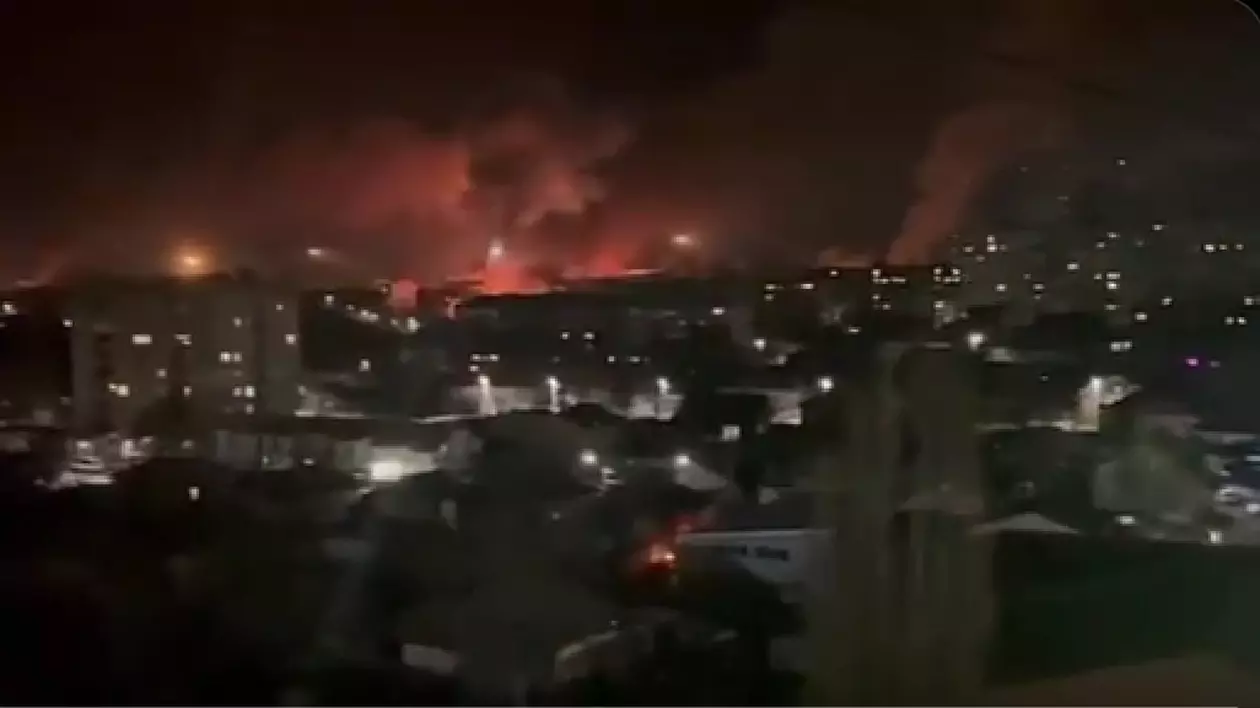 Cel puțin 30 de explolzii s-au auzit în orașul ucrainean Kropîvnîțkîi Captură X
