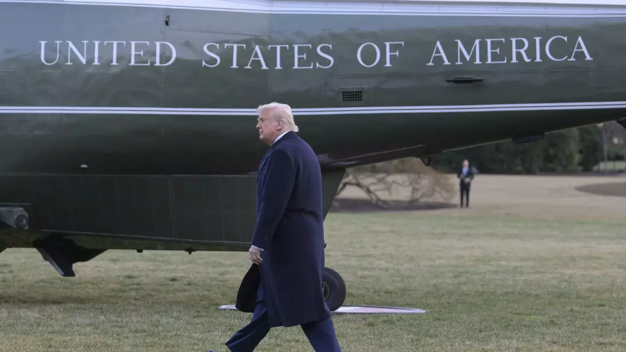 Donald Trump la reședința sa Mar-a-Lago, Florida Foto: Profimedia