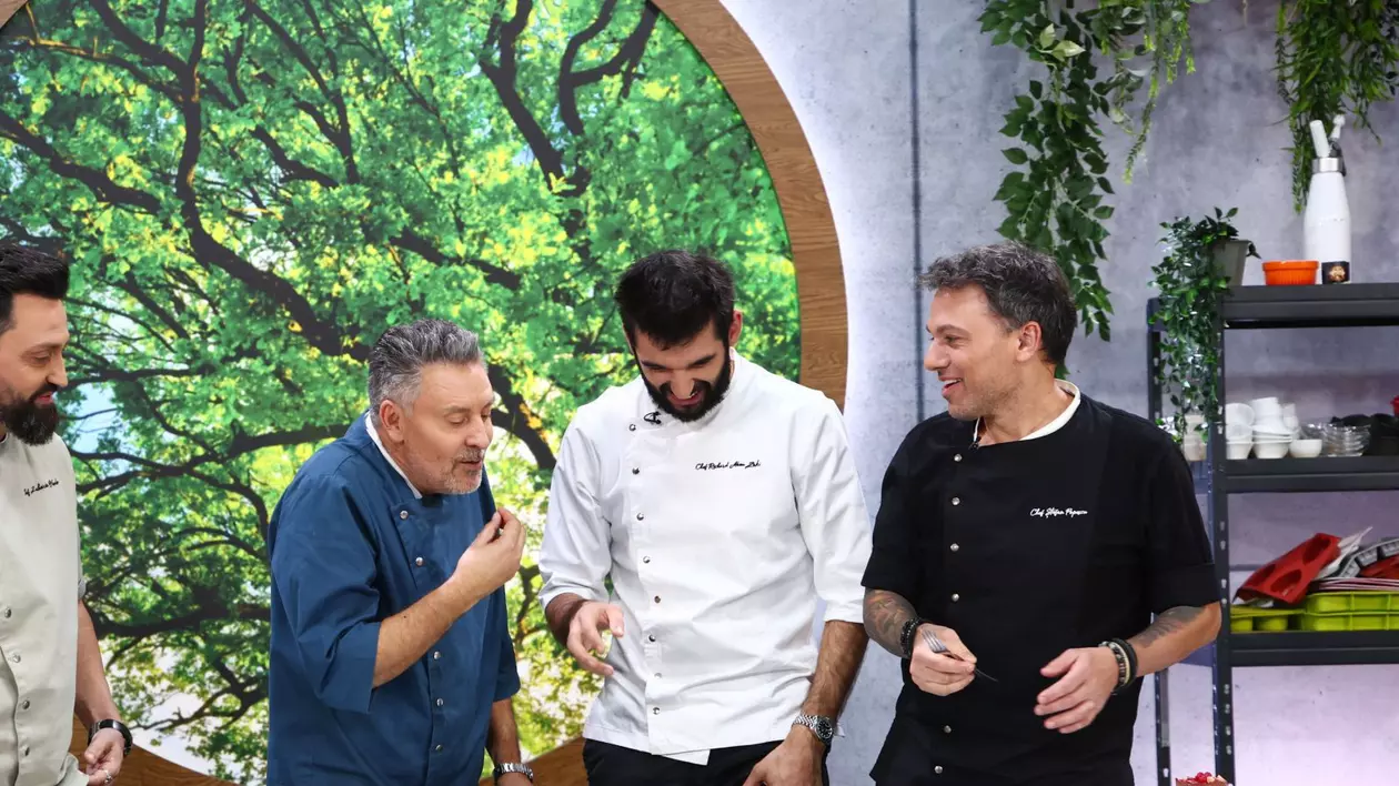 Chef Ștefan Popescu de la „Chefi la cuțite”, pus în dificultate de colegii săi. „Ghinionul mă urmărește sezonul ăsta”