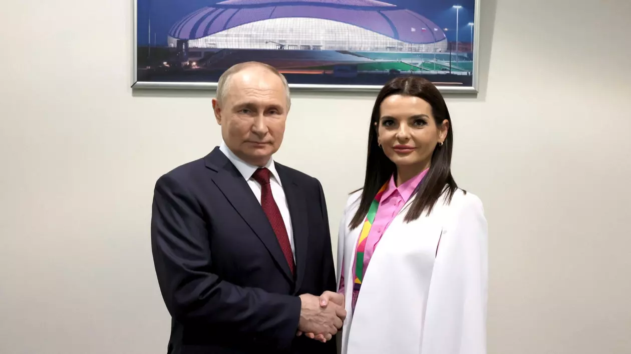 Evghenia Guțul și Vladimir Putin Foto: Profimedia