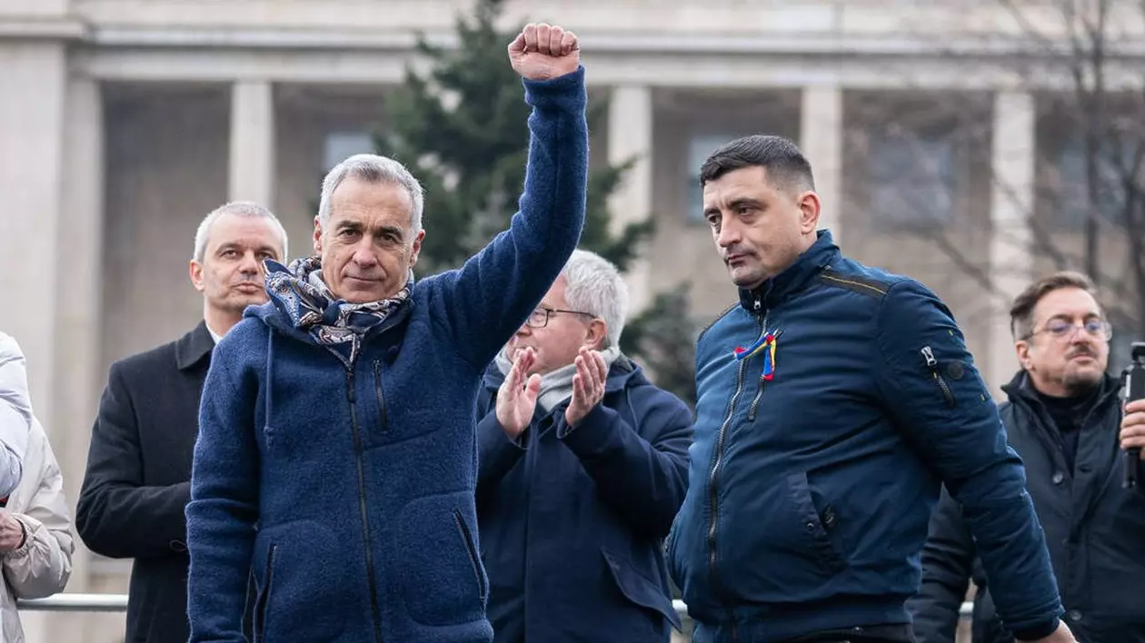 George Simion și Călin Georgescu