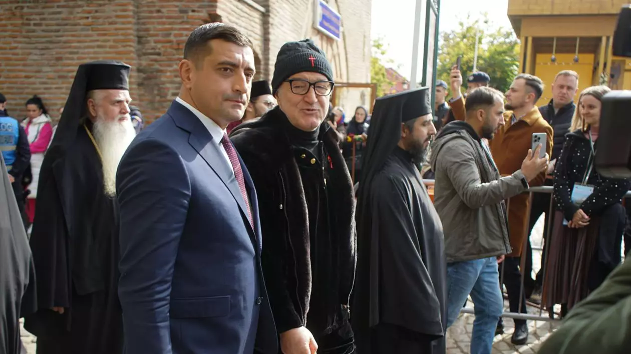 Președintele AUR, George Simion, și Gigi Becali