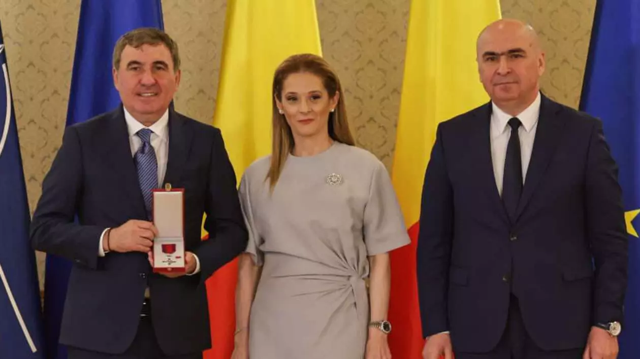 Gheorghe Hagi, Marilena Hagi și Ilie Bolojan
