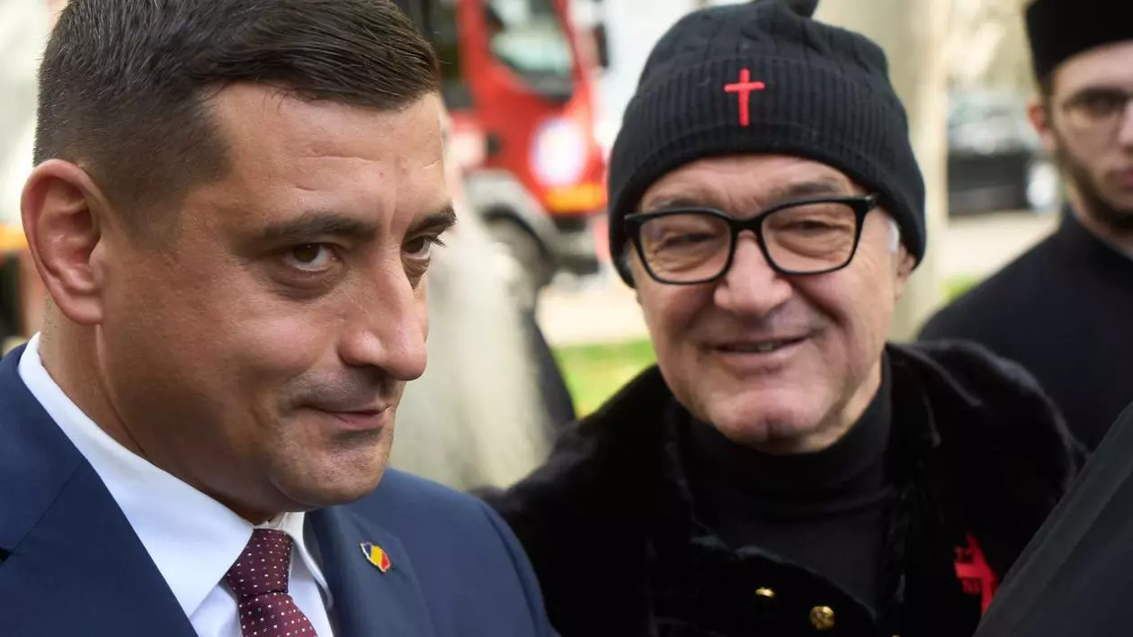 Gigi Becali a rezistat 6 luni în partidul AUR, condus de George Simion
