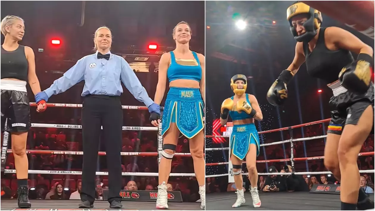 Giulia Anghelescu și-a pus mănușile de box și a intrat în ring. Ce reacție a avut soțul ei. „Am fost la toate antrenamentele”