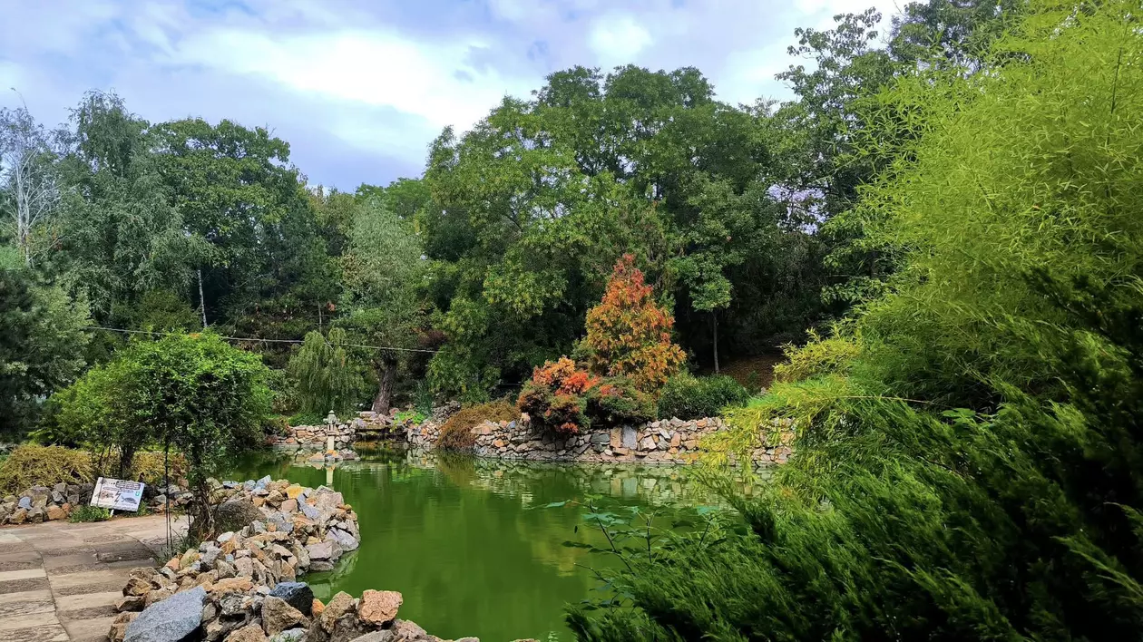 Grădina Botanică din Galați. FOTO: Facebook.