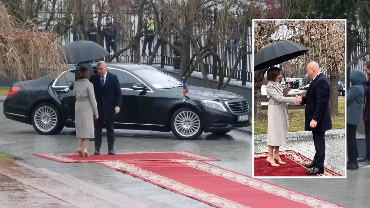 Ilie Bolojan, alături de Maia Sandu, la Chișinău. FOTO Captură video