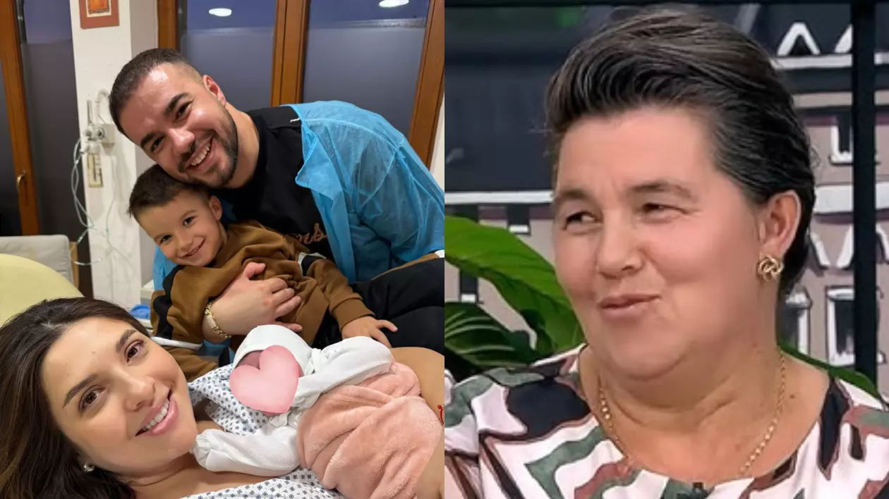 Mama Geta, Daniela Iliescu, Culiță Sterp și cei doi copii ai cuplului