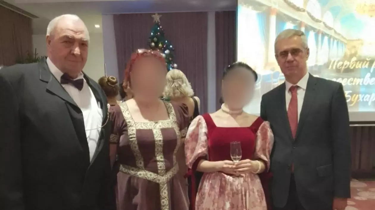 Radu Șofran, alături de Vladimir Lipaev, ambasadorul Rusiei la București, la balul de Crăciun organizat de Ambasada Rusiei la București