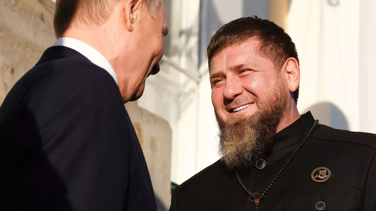 Vladimir Putin și Ramzan Kadyrov. Foto: Hepta