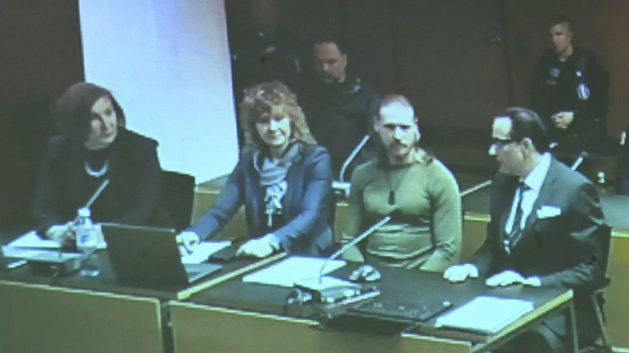 Rusul Voislav Torden (cunoscut și sub numele de Yan Petrovski) în fața Tribunalului din Helsinki, 5 decembrie 2024