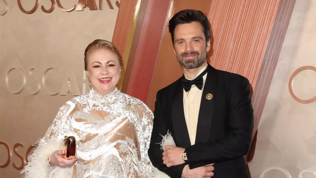 Sebastian Stan, cu mama lui, Georgeta Orlovschi