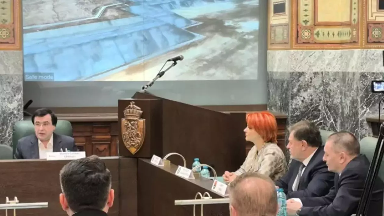 Lia Olguța Vasilescu, Alexandru Rafila și alți oficiali la o ședință decisivă, marți, la Craiova