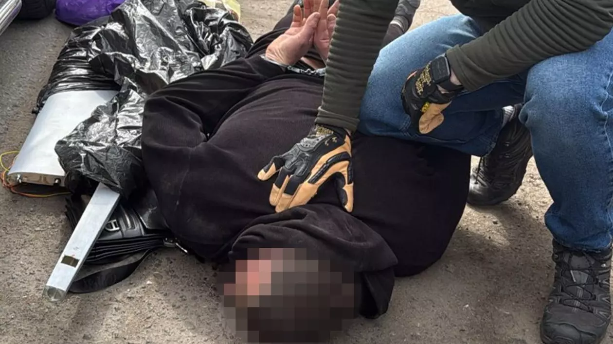 Spion transnistrean arestat la Odesa Foto: SBU
