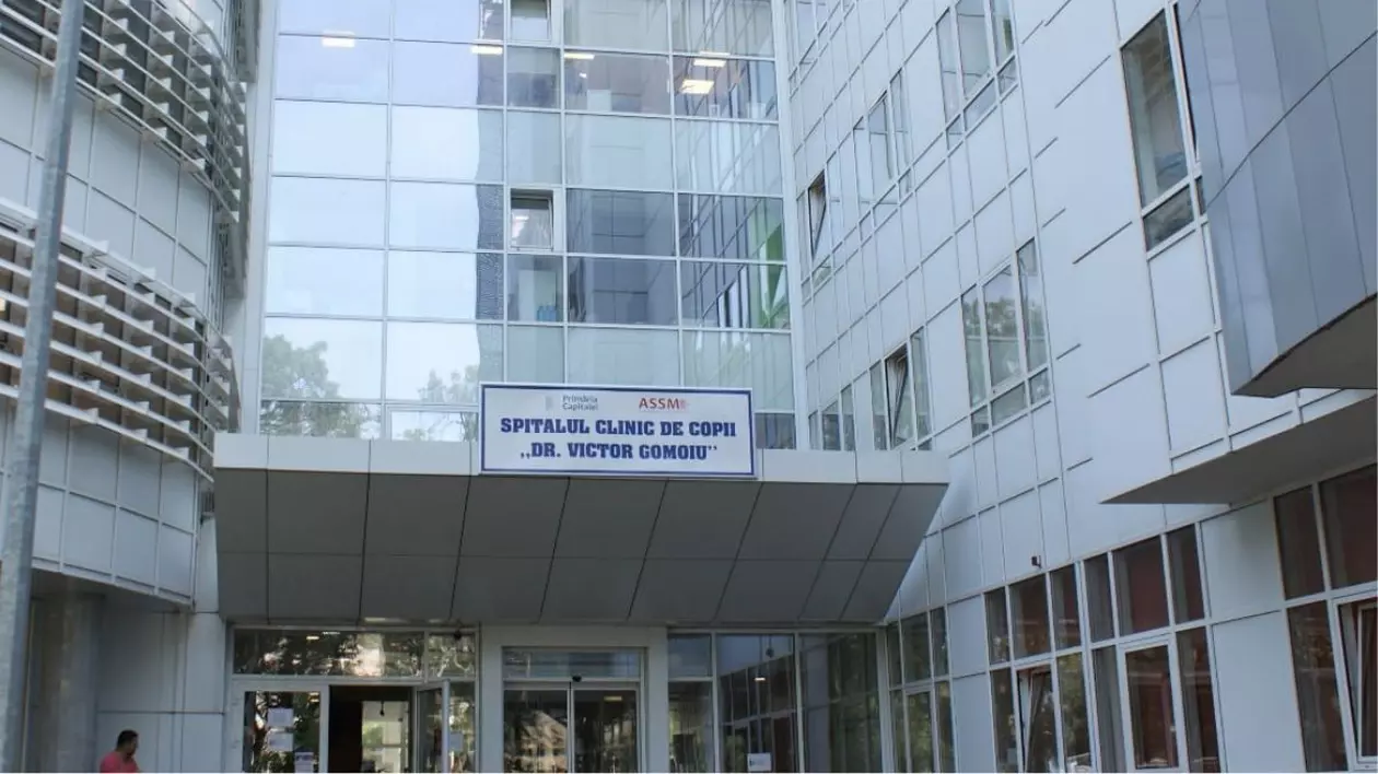 fațada spitalului Clinic de Copii „Dr. Victor Gomoiu”