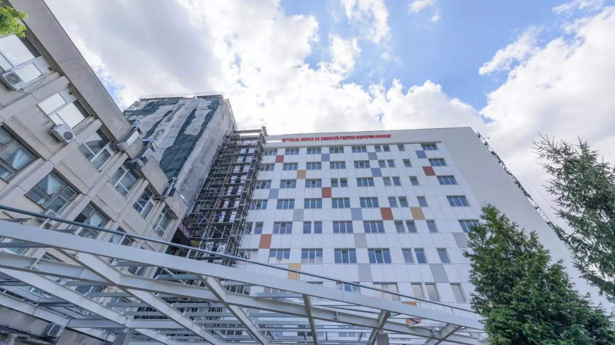 fațadă Spitalul Clinic de Urgenta pentru Copii Sfanta Maria Iasi