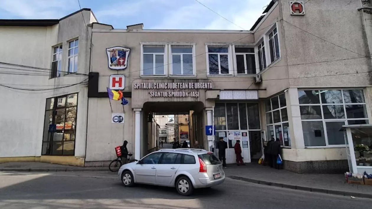 fațadă Spitalul „Sfântul Spiridon” din Iași