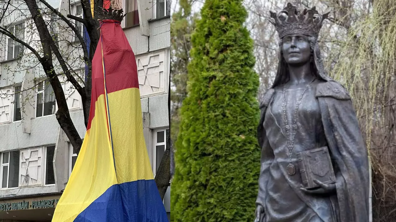 Dezvelirea statuii Reginei Maria, Chișinau