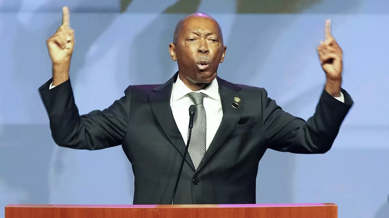 Sylvester Turner în timpul unui miting de campanie în august anul trecut Foto: Profimedia