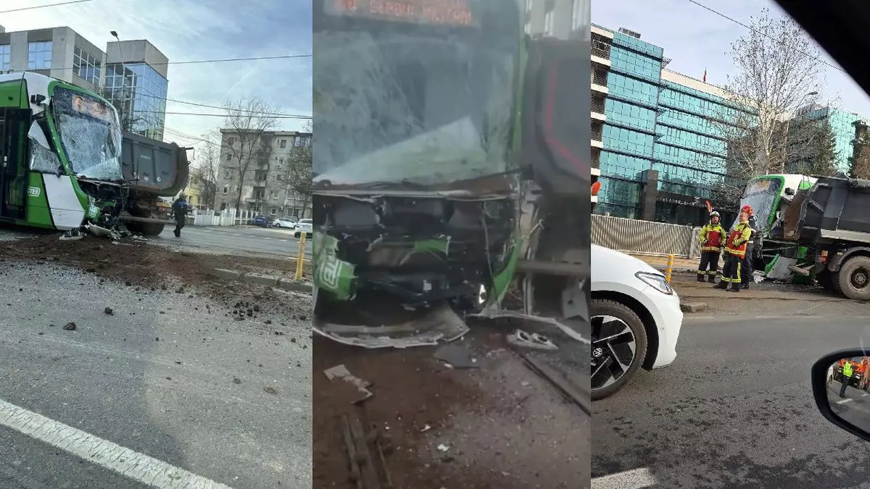 Accident Tramvai pe Buloevardul Timișoara