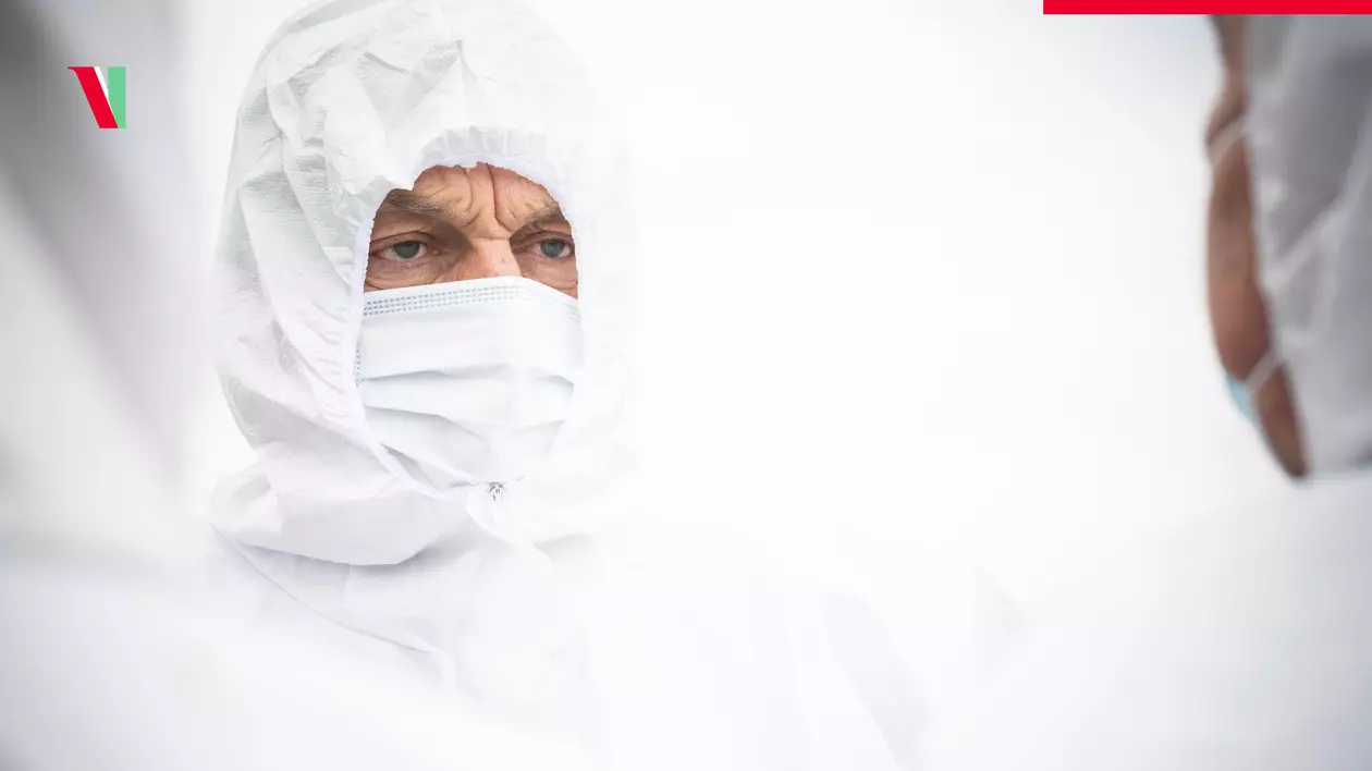 Viktor Orban, în combinezon de protecție chimică