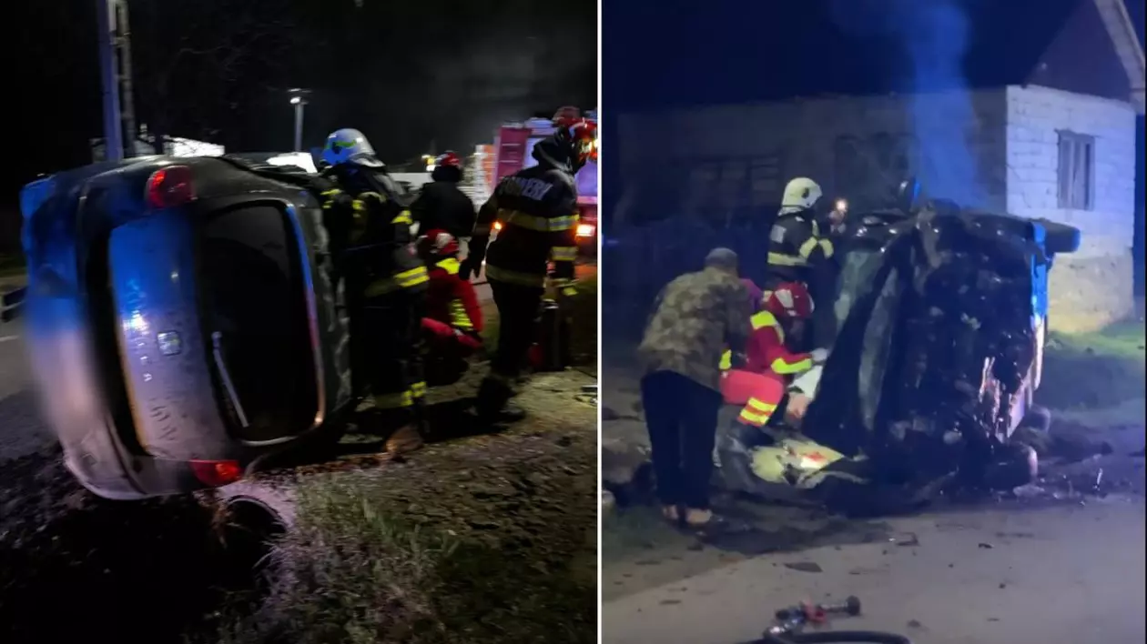 Un tânăr de 23 de ani din Buzău a murit și alți patru au fost răniți după ce mașina în care erau s-a izbit de un cap de pod