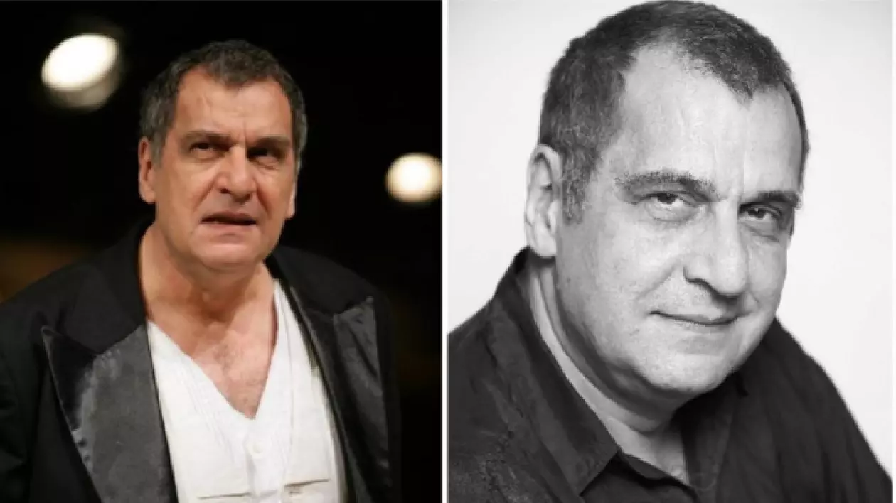 colaj cu actorul Alexandru Georgescu