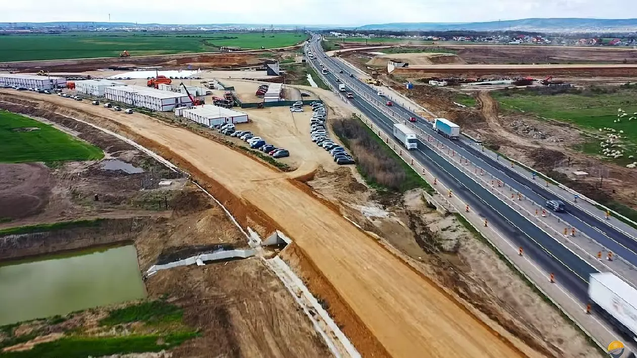 Lucrările pe Drumul expres 12 Craiova Pitești