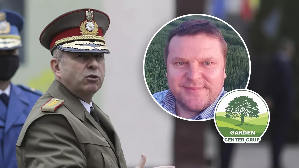 Colaj Ion Olteanu (dreapta), șiCătălin Zisu (stanga) in uniforma militara