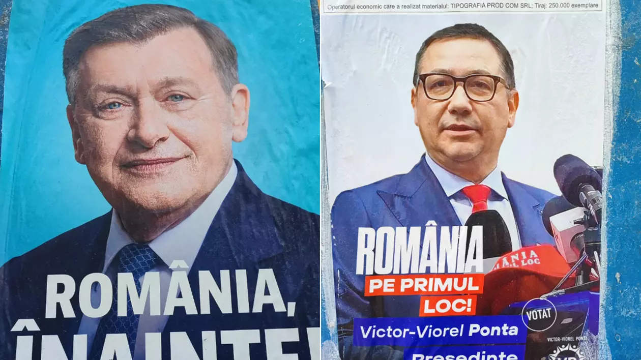 Crin Antonescu, Victor Ponta afise electorale