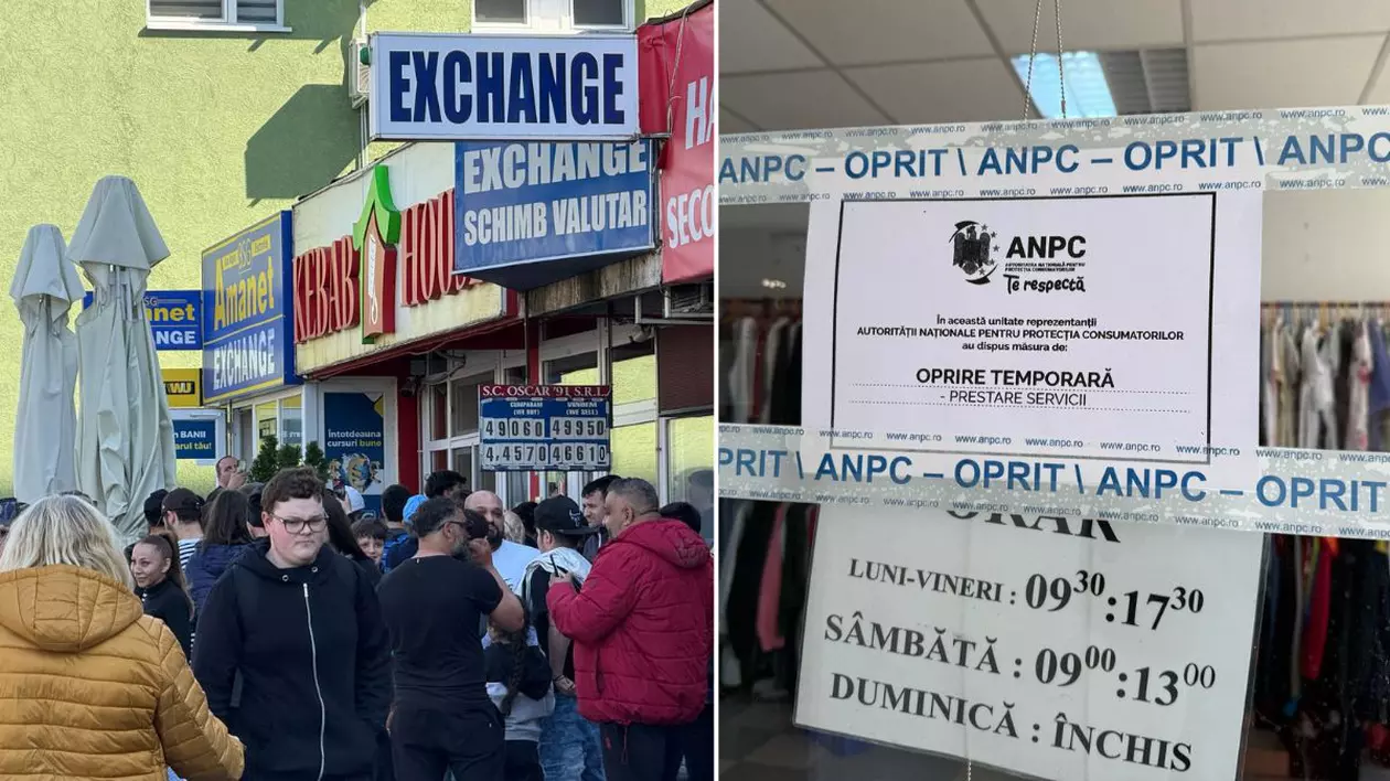 ANPC a închis mai multe localuri și magazine din Arad.