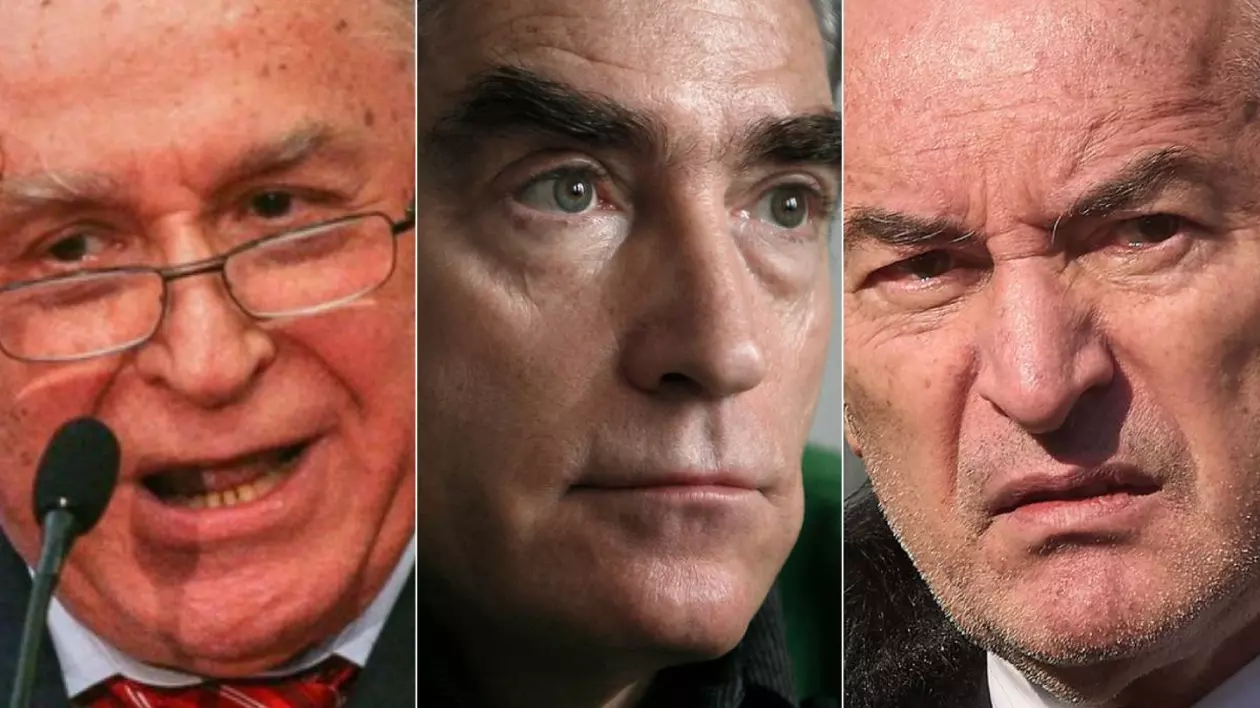 Ion Iliescu, Petre Roman, Miron Cozma