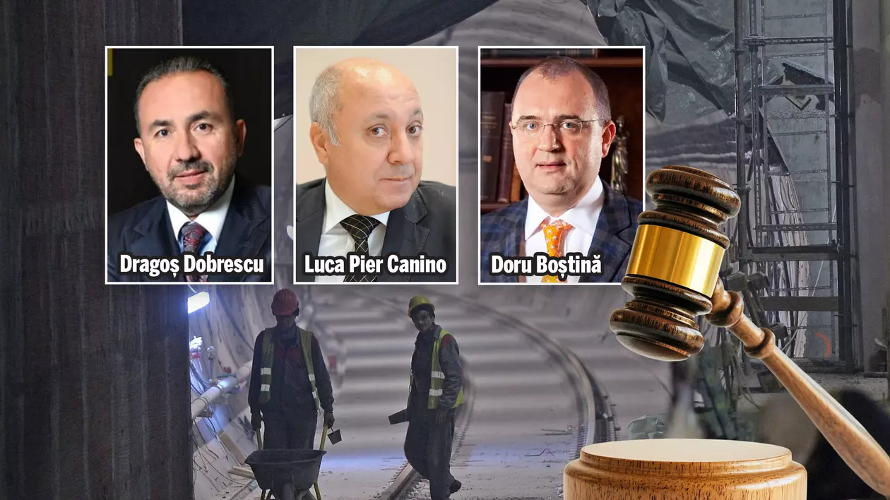 Dragoș Dobrescu2, directorul Astaldi România - Luca Pier Canino și avocatul Doru Boștină, metrou Drumul Taberei hepta3451824-scaled copy