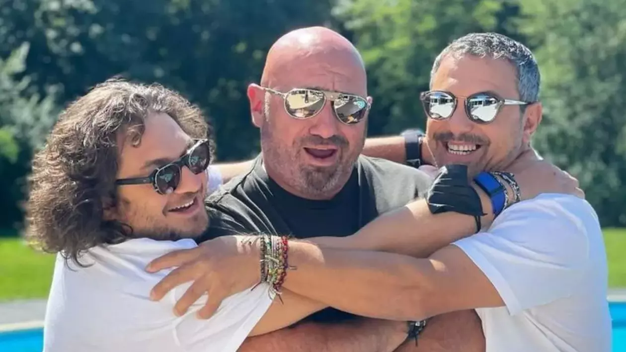 Florin Dumitrescu (stânga), Cătălin Scărlătescu (în centru) și Sorin Bontea (dreapta)