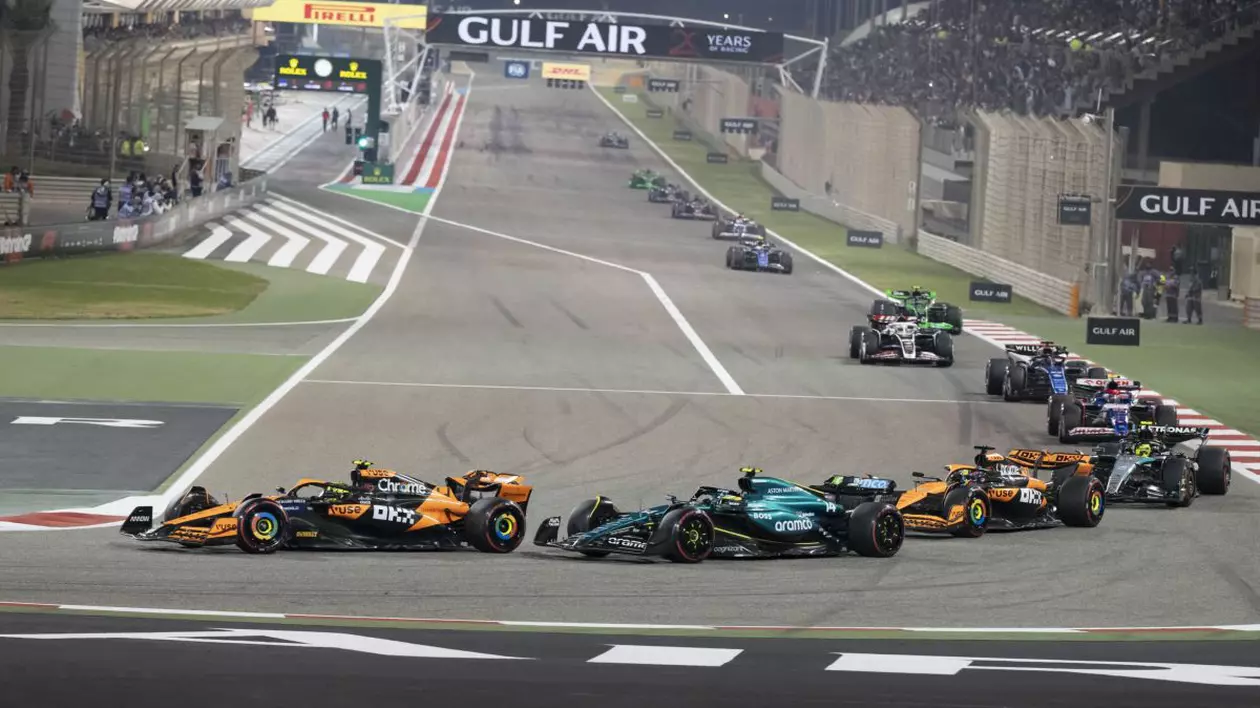 Imagini din cursa de Formula 1 din Bahrain