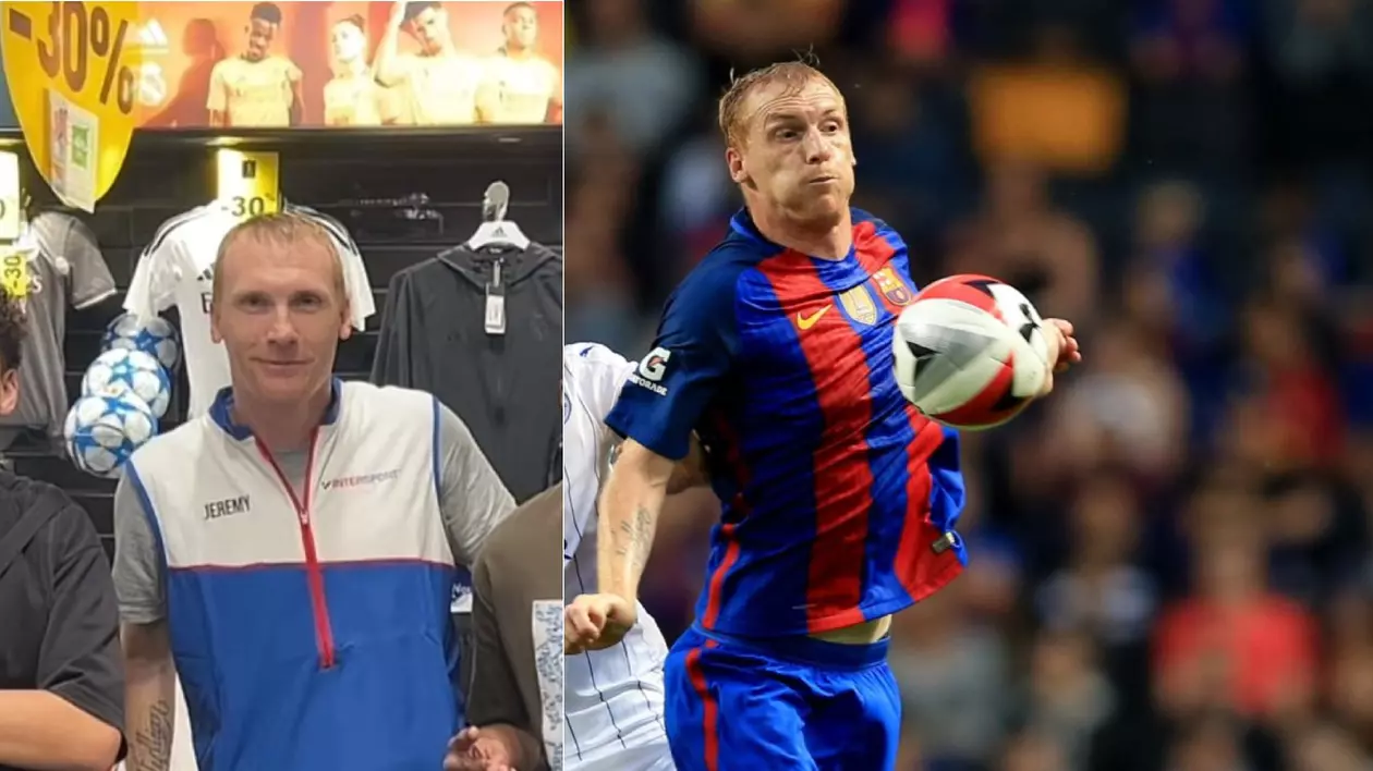 Fost fotbalist FC Barcelona, devenit vânzător la Intersport