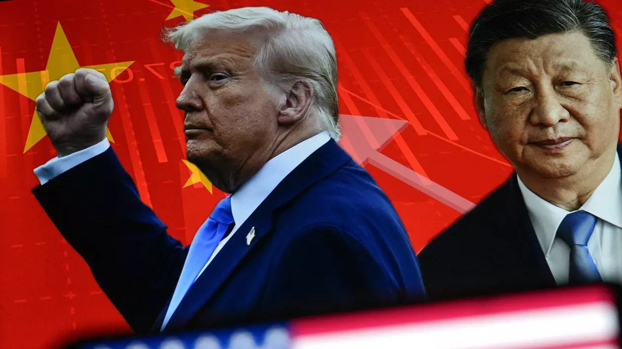 Imagine ilustrativă care îi prezintă pe președintele american Donald Trump (stânga) și liderul chinez Xi Jinping Foto: Profimedia