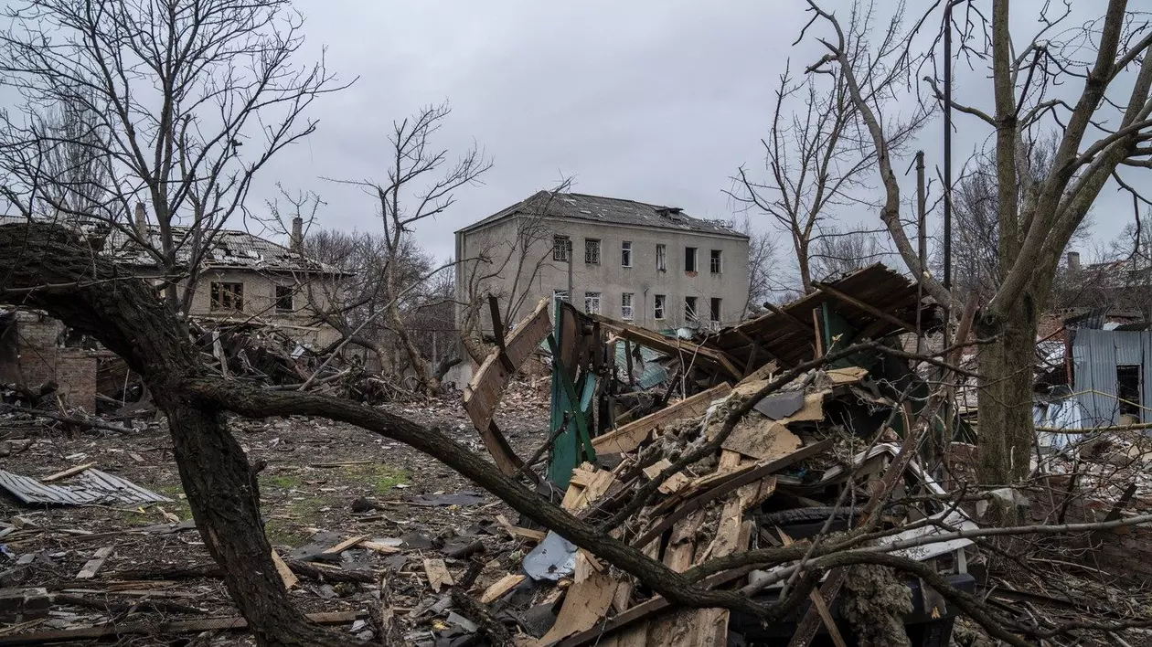Kosteantînivka, un oraș bombardat intens de ruși. Imagine cu caracter ilustrativ Foto: Profimedia