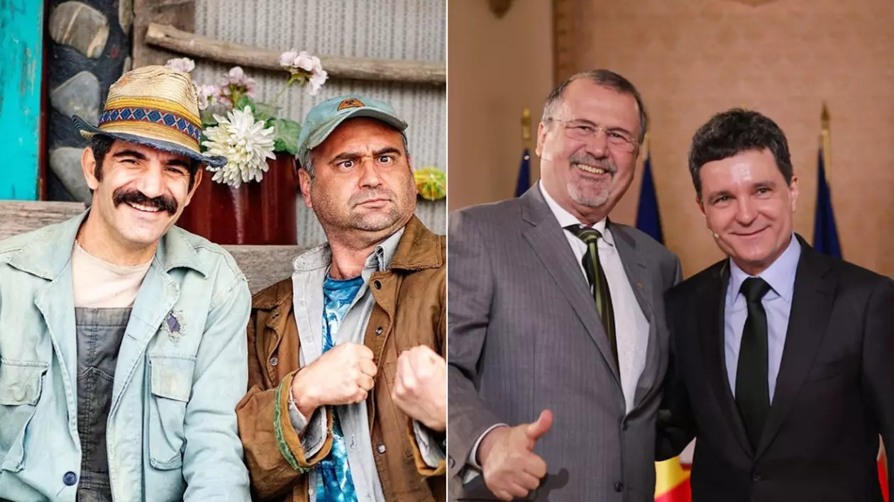 Actori din Las Fierbinți alături de candidații la prezidențiale John-Ion Banu-Muscel și Nicușor Dan