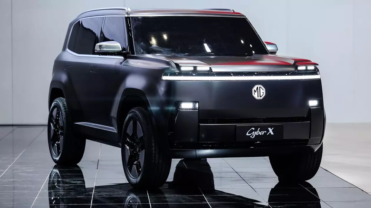 Mașina MG Cyber X, prezentată la Salonul Auto de la Shanghai
