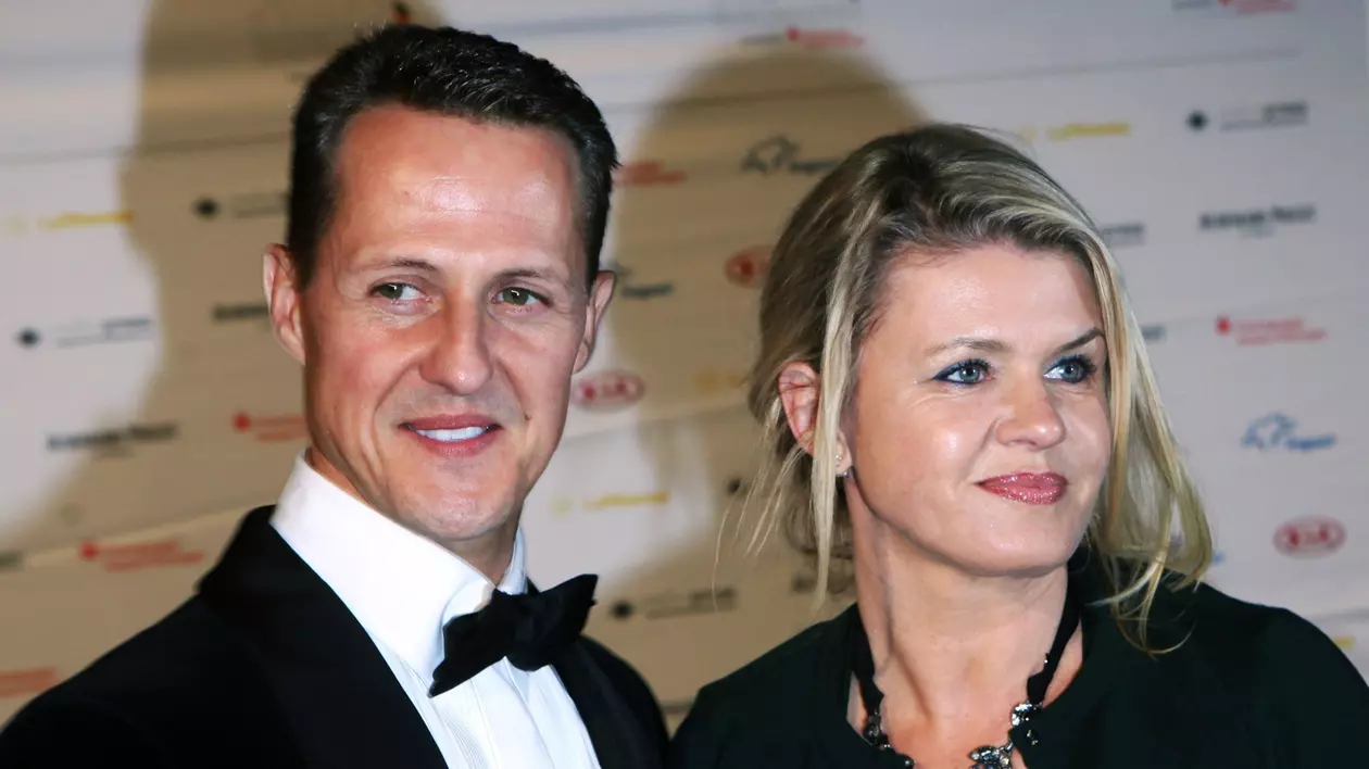 Michael Schumacher, alături de soția lui, Corinna Schumacher