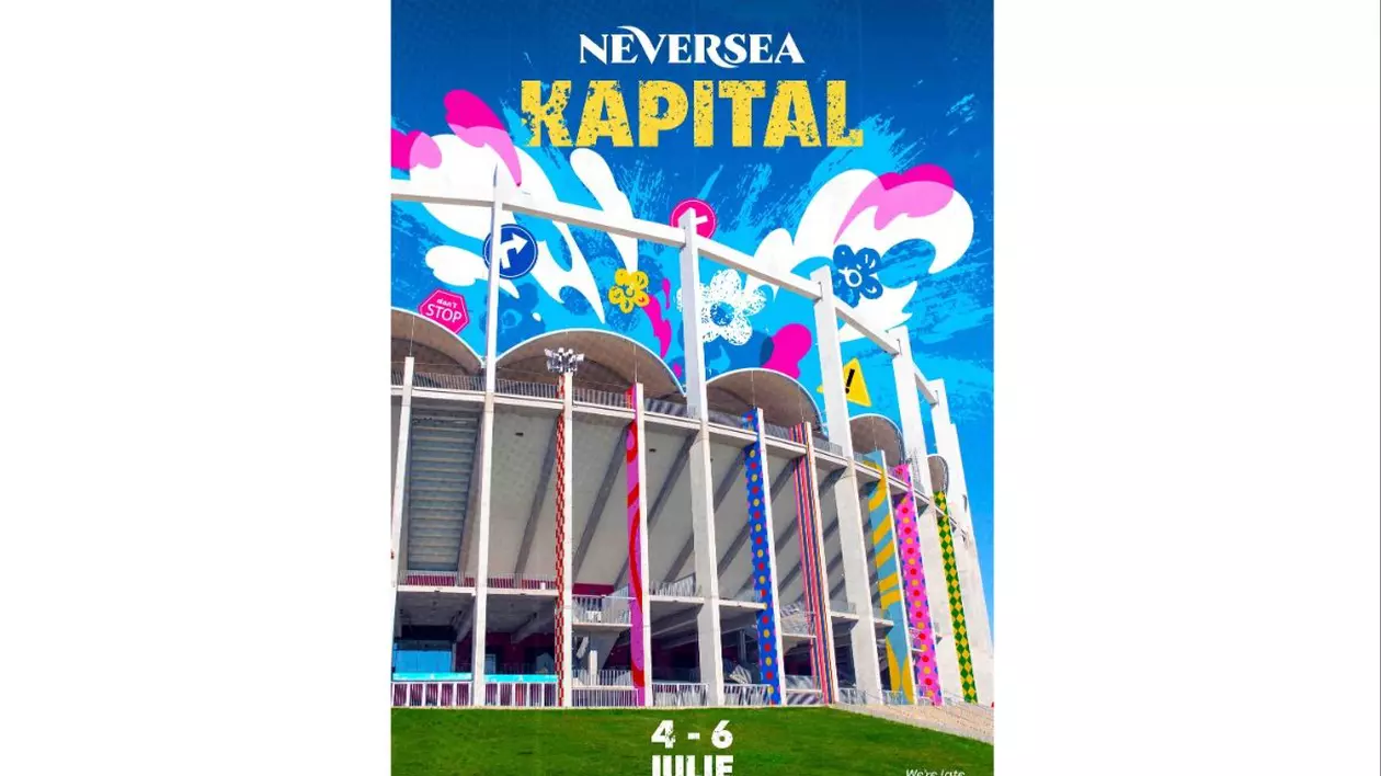 Neversea Kapital – între 4 și 6 iulie, pe Arena Națională din Capitală