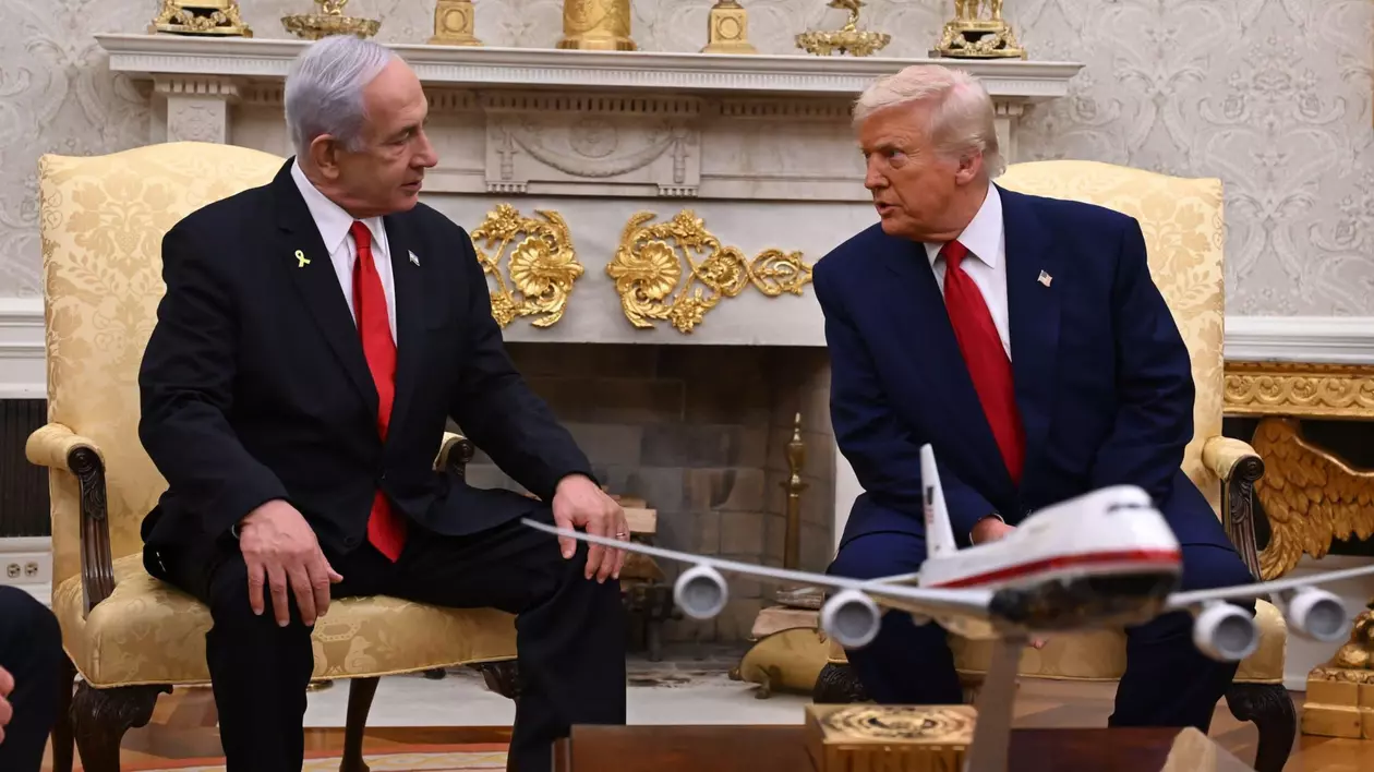 Benjamin Netanyahu s-a întâlnit cu Donald Trump la Casa Albă în cursul zilei de luni, 7 aprilie. Foto: Hepta