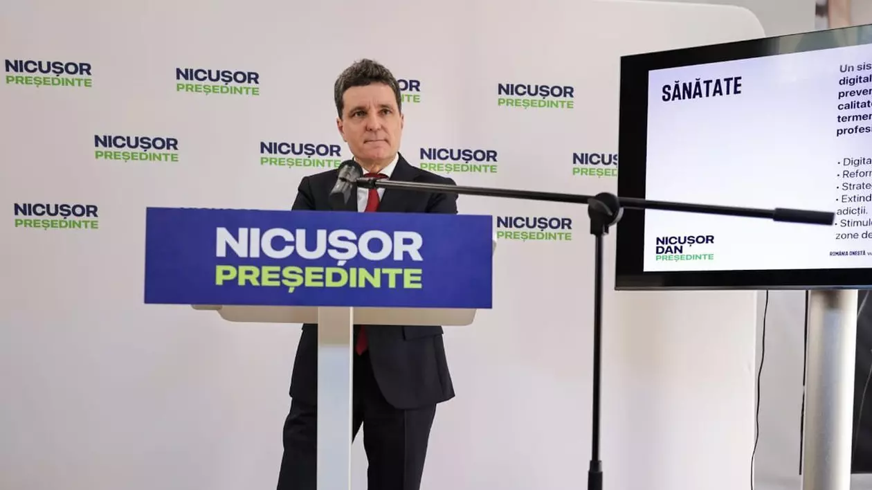 Nicușor Dan și-a prezentat marți, 22 aprilie, programul prezidențial la sediul de campanie din Hotelul Cișmigiu